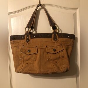 Tommy Hilfiger Stylish  Brown Tote Bag